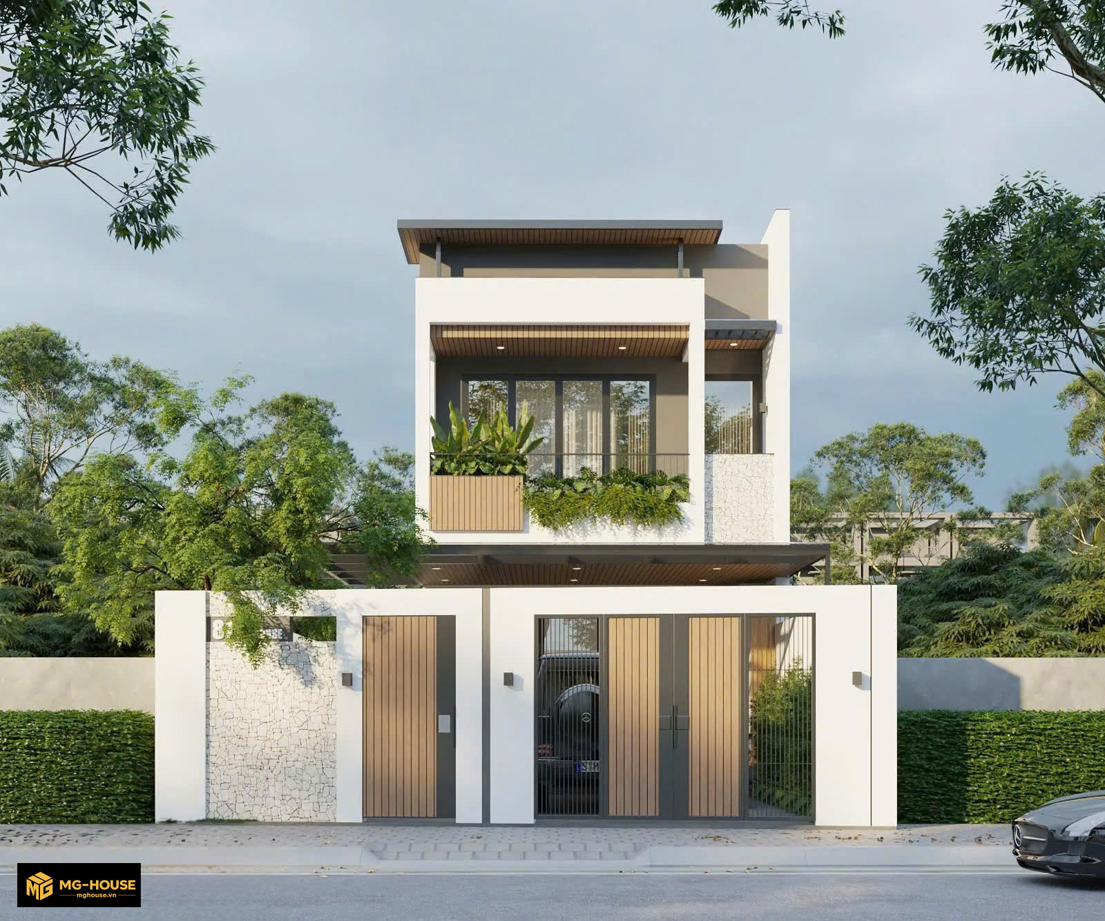 Nhà phố 2 tầng 7 x 20m 